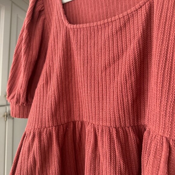 Arula NWT Puff Sleeve Peplum Top 1XL (A) - Picture 2 of 5